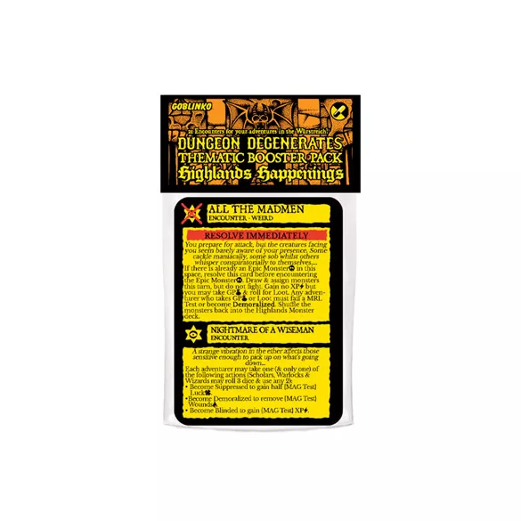 Dungeon Degenerates: Highlands Happenings Booster - EN-GOBDD014