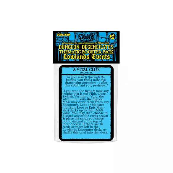 Dungeon Degenerates: Lowlands Encounters Booster - EN-GOBDD012