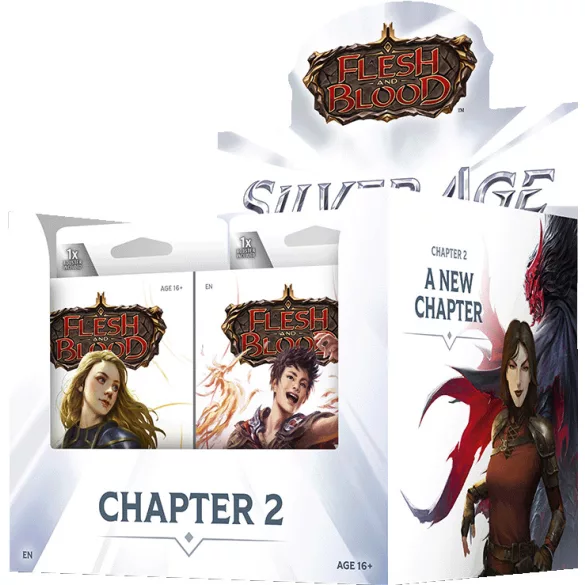 Flesh & Blood TCG - Silver Age: Chapter 2 Deck Display (10 Decks) - FR