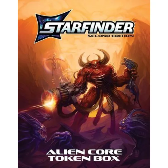 Starfinder Alien Core Token Box - angol nyelvű szerepjáték tokenkészlet