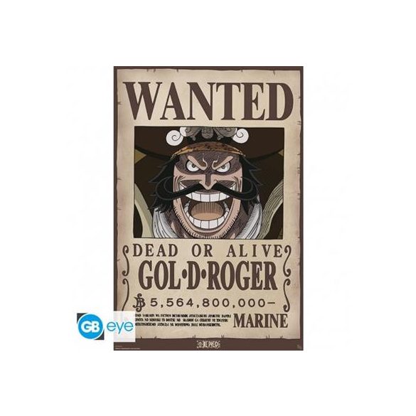 ONE PIECE - Poster Maxi 91.5x61 - Wanted Gol .D. Roger-GBYDCO595
