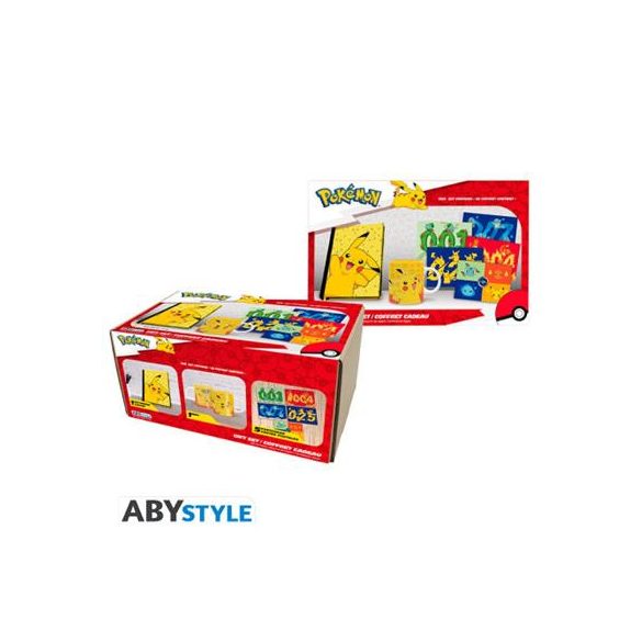 POKEMON - Pck A5 Notebook + Mug320ml + Postcards "Pikachu"-ABYPCK286