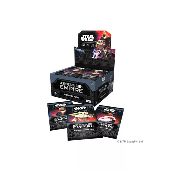 FFG - Star Wars: Unlimited - Ashes of the Empire Booster Display (24 Booster) - EN-SWH0802en