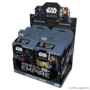 FFG - Star Wars: Unlimited - Ashes of the Empire Spotlight Deck Display (6 deck, német kiadás)