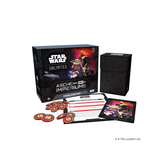 FFG - Star Wars: Unlimited - Ashes of the Empire Prerelease Box - DE-SWH0804de