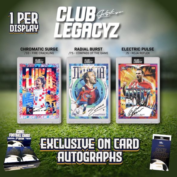 Club Legacyz Icons 2nd Edition Football Cards Box - EN-