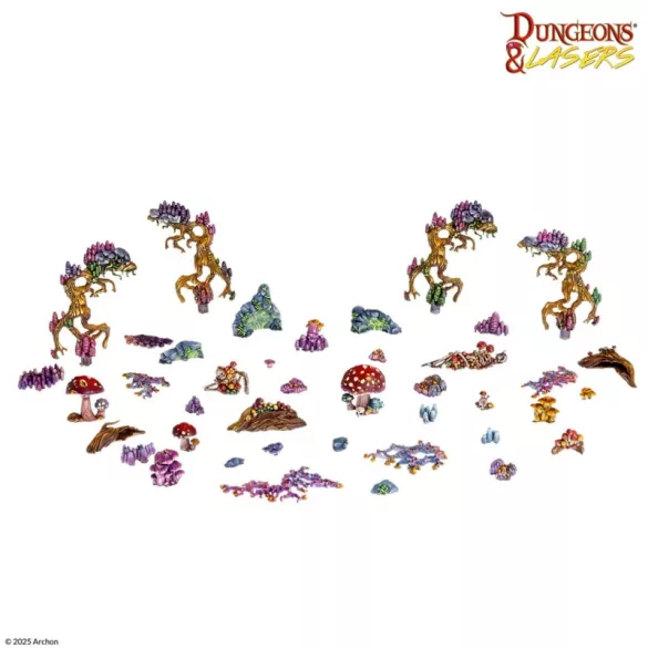 Dungeons & Lasers - Cave Fungi: Scatter Terrain - EN