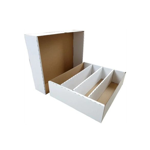 Cardbox / Fold-out Box with Lid for Storage of 4.000 Cards-KB4000