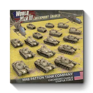 Checkpoint Charlie M48 Patton Tank Company (Plastic) - Limited Edition miniatűra készlet