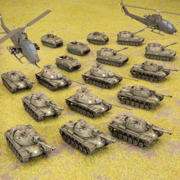 Checkpoint Charlie M48 Patton Tank Company (Plastic) - Limited Edition miniatűra készlet