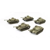 Checkpoint Charlie M48 Patton Tank Platoon (Plastic x5)-TUBX23