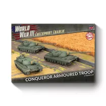 Checkpoint Charlie Conqueror Armoured Troop (x3 Plastic)-TBBX17