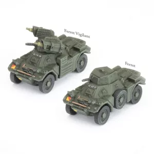 Checkpoint Charlie Ferret and Ferret Vigilant Scout Cars (x2)-TBR311