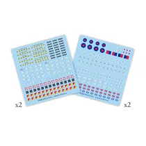 Checkpoint Charlie British Decals (x4 decal sheets)-TBR960