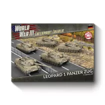 Checkpoint Charlie Leopard 1 Panzer Zug (x5 Plastic)-TGBX20