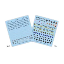 Checkpoint Charlie West German Decals (x4 decal sheets) (Checkpoint Charlie)-TGR960
