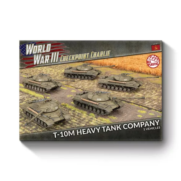 Checkpoint Charlie T-10M Heavy Tank Company (x5 Plastic)-TSBX37