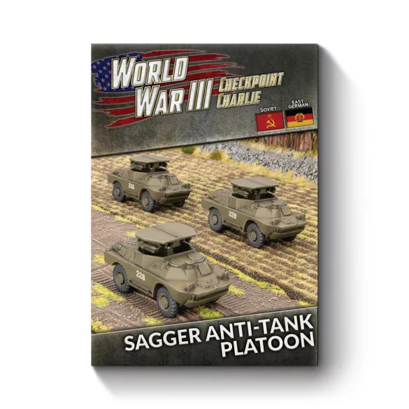 Checkpoint Charlie BRDM-2 Sagger (x3)-TSBX38