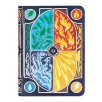 TCG Faux-Leather Elemental Trading Card Binder-LNX10003