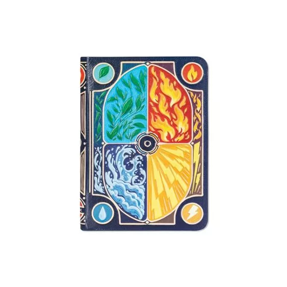 TCG Faux-Leather Elemental Trading Card Binder-LNX10003