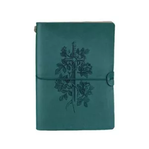 Character Journal - Green - Sword and Rose-HRH01002