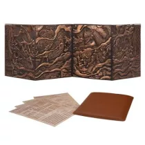 3D Faux-Leather Customizable Game Master Screen (DM/GM)-LNX07001