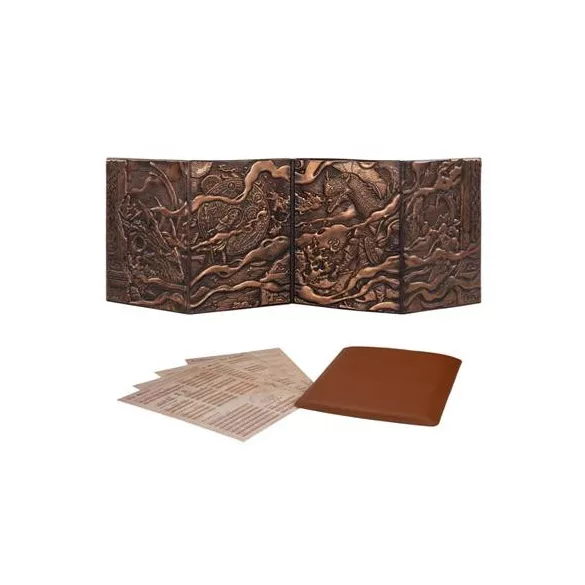 3D Faux-Leather Customizable Game Master Screen (DM/GM)-LNX07001