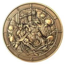 Dice Coin D6 Battle Scene-GLH02020
