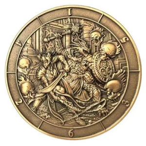 Dice Coin D6 Battle Scene-GLH02020