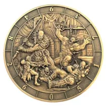 Dice Coin D10 Battle Scene-GLH02022