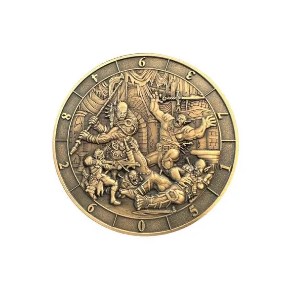 Dice Coin D10 Battle Scene-GLH02022