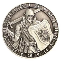 Dice Coin D20 Paladin-GLH02000