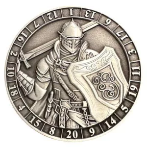 Dice Coin D20 Paladin-GLH02000