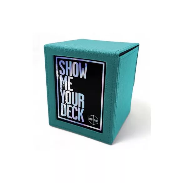 Showcase 100+ Deck Box - Teal-PWZ0010007