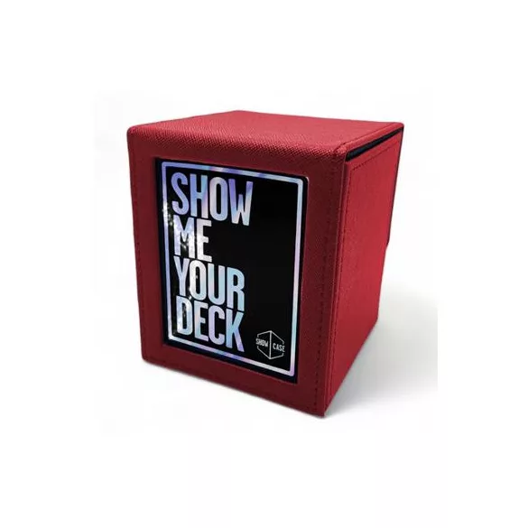 Showcase 100+ Deck Box - Red-PWZ0010002