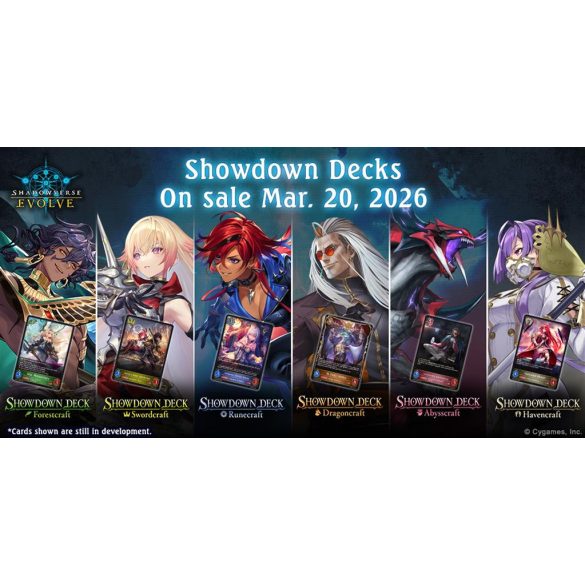 Shadowverse: Evolve - Showdown Deck: Swordcraft Display (6 Decks) - EN-SVEE-SDD02