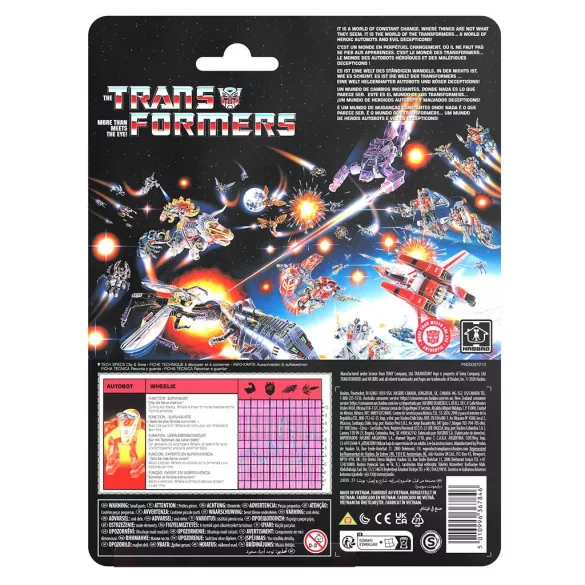 Transformers Retro G1 Autobot Wheelie-G22585L0