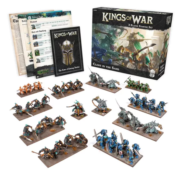 Kings of War 4th Ed. Claws in the Sand kétjátékos kezdődoboz - angol kiadás