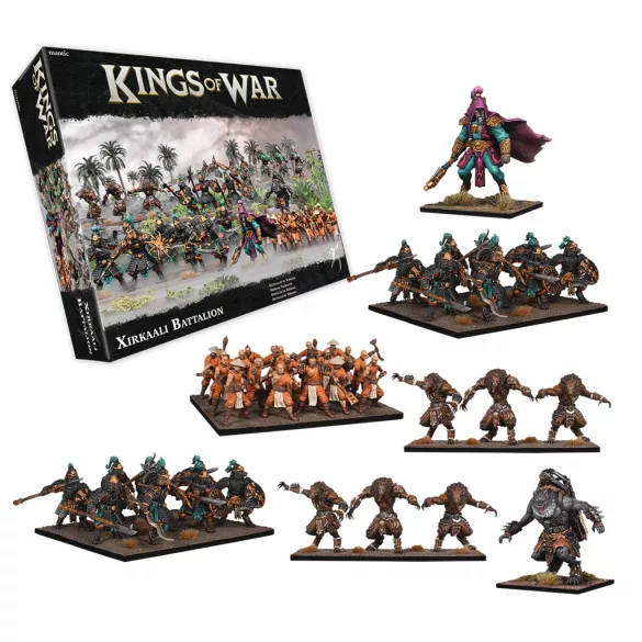 Kings of War 4th Ed. Xirkaali Battalion miniatűra-szett - angol kiadás