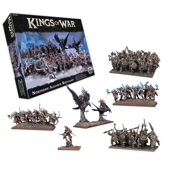 Kings of War 4th Ed. Northern Alliance Battalion - EN-MGKWL107