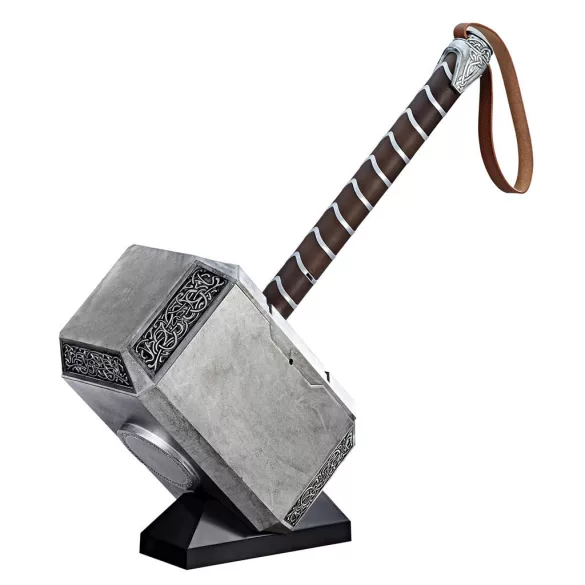 Marvel Legends Series Mjolnir Premium Electronic Roleplay Hammer with Light and Sound-C1881AS0
