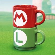 SUPER MARIO (MARIO LUIGI INITIAL) STACKABLE MUG SET-GP86738
