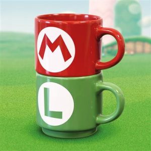 SUPER MARIO (MARIO LUIGI INITIAL) STACKABLE MUG SET-GP86738