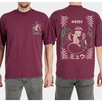 Pokémon - Bordeaux Mew Short Sleeved T-shirt (Loose fit) L-TS176747POK-L