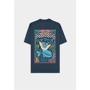 Pokémon - Navy Vaporeon Short Sleeved T-shirt (Loose fit) M-TS182525POK-M