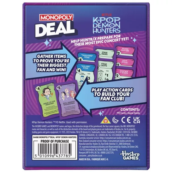 Monopoly Deal KPop Demon Hunters-G4498UU0