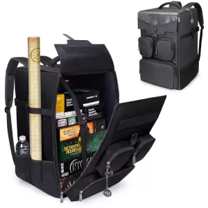 ENHANCE Collector's Edition Board Game Backpack - Game Storage (Dragon Black)