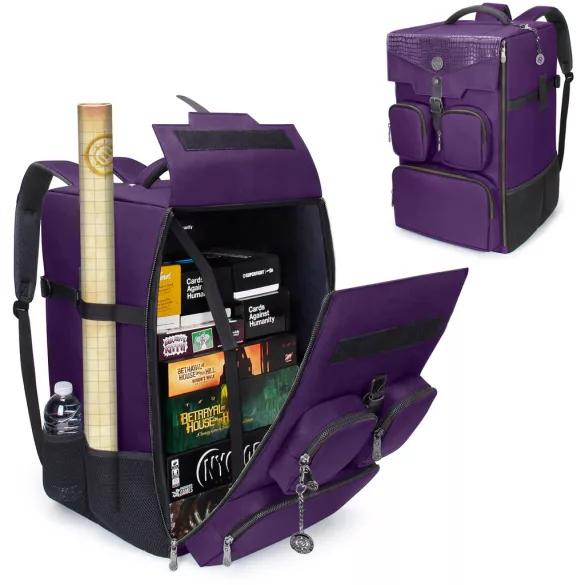 ENHANCE Collector's Edition Board Game Backpack - Game Storage (Dragon Purple)-ENTTCFG200PREW