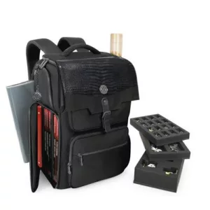 ENHANCE Collector's Edition DnD Backpack - DM Bag, fits 6-8 Books (Dragon Black)-ENTTCFR200BKEW