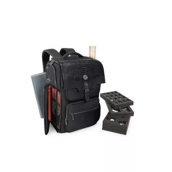 ENHANCE Collector's Edition DnD Backpack - DM Bag, fits 6-8 Books (Dragon Black)-ENTTCFR200BKEW